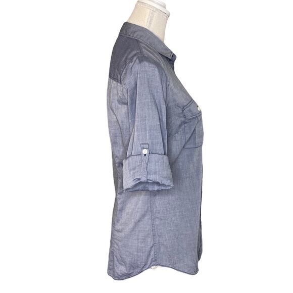 The Perfect Shirt by J.Crew - 100% Cotton Button Down with Front Patch Pockets S - Picture 4 of 7